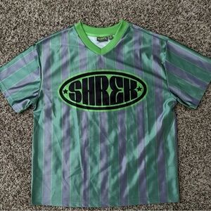 ORIGINAL SHREK FOOTBALL JERSEY BY DREAMWORKS SHREK  (NWT)